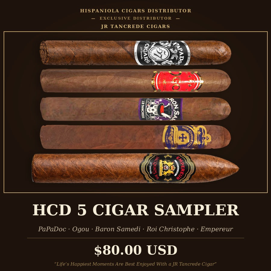 HCD 5 Cigar Sampler Pack: PaPaDoc, Ogou, Baron Samedi, Roi Christophe and Empereur Jacques 1er by JR Tancrede Cigars
